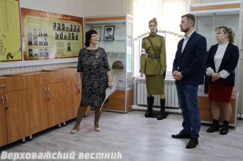 В музее  представлены военные экспонаты разных эпох