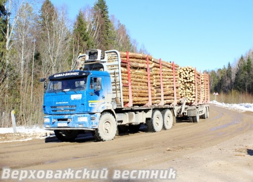 С 8 апреля отдельные участки верховажских дорог будут закрыты для большегрузного транспорта с максимальной массой более восьми тонн