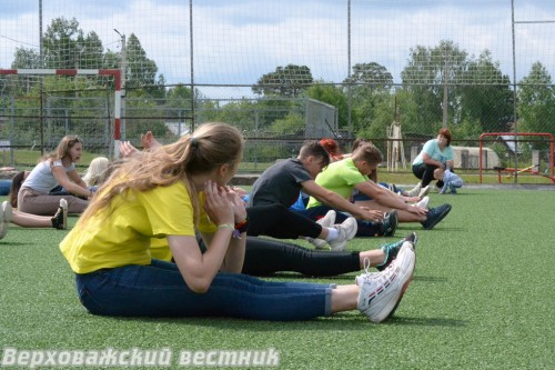 На тренировке были пройдены все обязательные этапы упражнений