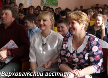 Пообщаться с чемпионкой собрался целый актовый зал Верховажской школы