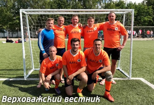 Верховажские футболисты на соревнованиях в Соколе