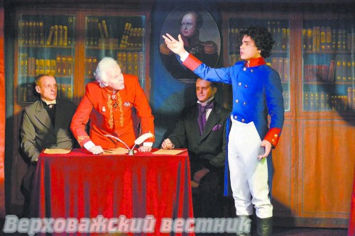 Финальная сцена новой постановки православного камерного театра при ЦТНК Финальная сцена новой постановки православного камерного театра при ЦТНК