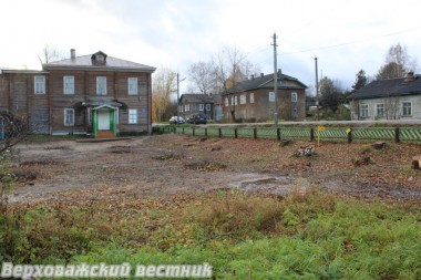 Спил берез у начальной школы в райцентре вызвал немало возмущенных откликов верховажан