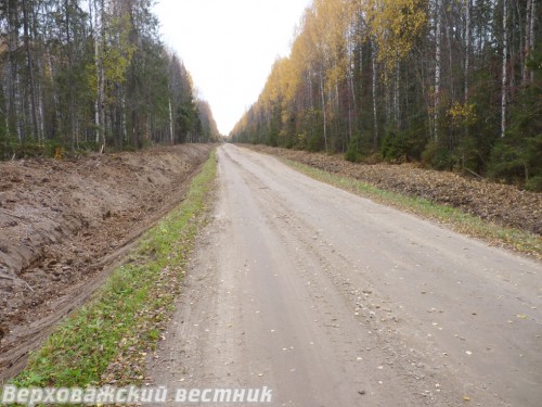 Оканавливание дороги в такой местности, как Рогна, необходимо