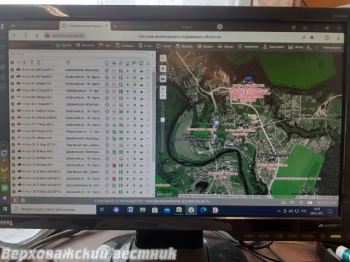 В колхозе "Н-Кулое" под спутниковым контролем находится фактически весь эксплуатируемый транспортный парк