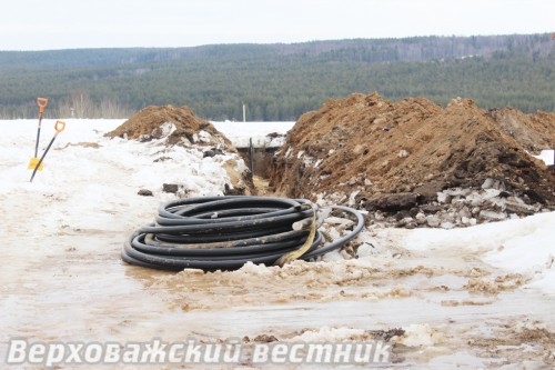 ООО "ИМИД" г. Вологда проводит газопровод-ввод  к индивидуальным жилым домам в д. Калинино